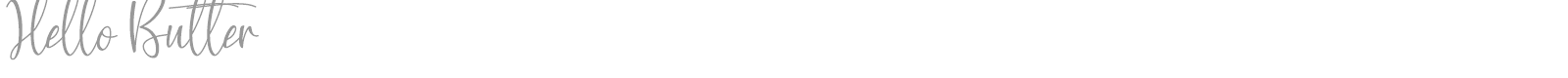 Hello Butter font preview
